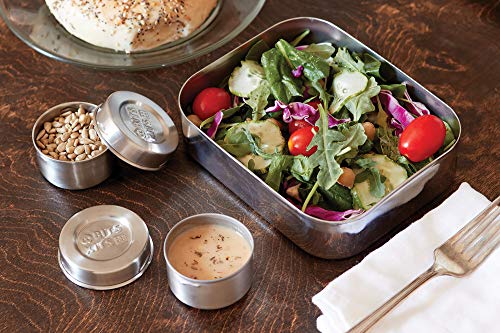 Bits Kits Stainless Steel Reusable Condiment and Snack Containers, Set of 3 - Image 2