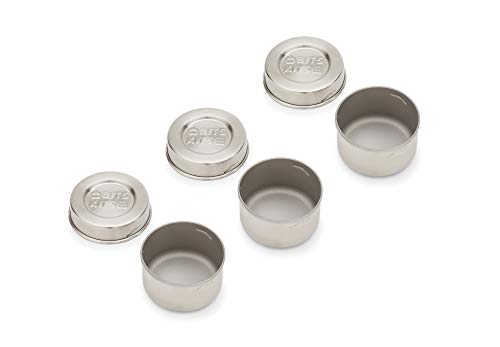 Bits Kits Stainless Steel Reusable Condiment and Snack Containers, Set of 3 - Image 1