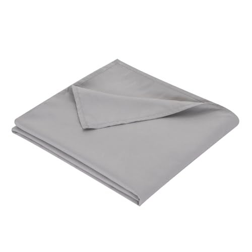 Hotella Twin Flat Sheet Only，66x96Inch Light Gray - Ultra Soft Breathable Brushed Microfiber Top Sheet - Hotel Quality & Wrinkle-Free - Shrinkage, Fade Resistant - Easy Care Twin Sheets - Image 1