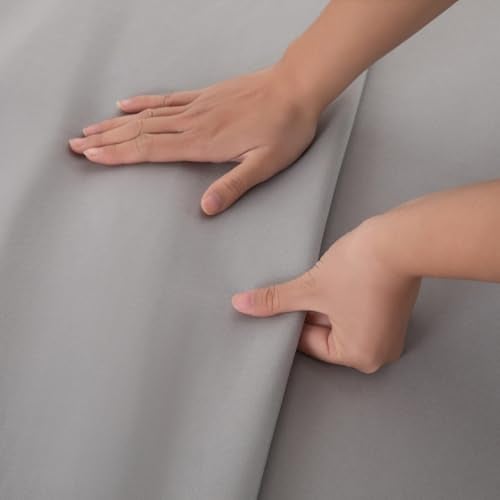 Hotella Twin Flat Sheet Only，66x96Inch Light Gray - Ultra Soft Breathable Brushed Microfiber Top Sheet - Hotel Quality & Wrinkle-Free - Shrinkage, Fade Resistant - Easy Care Twin Sheets - Image 5