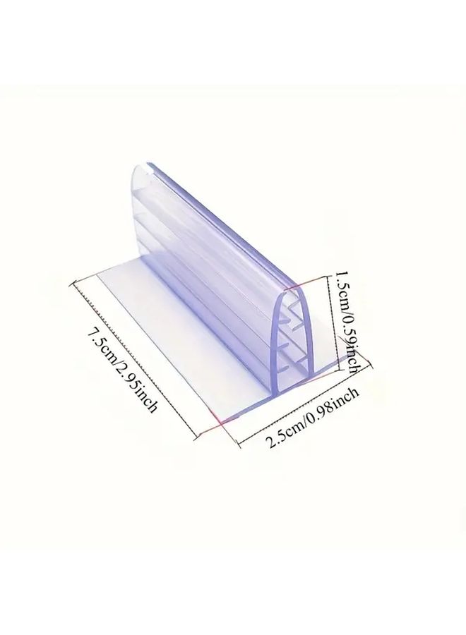6 Pack Acrylic Sneeze Guard Brackets Self Adhesive Desk Partition Holders for 1 8 to 1 4 Inch Panels - Image 3