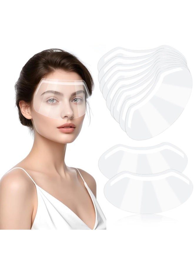 DubaiGallery Professional Disposable Face Shield Film – 100PCS Clear Lightweight Protective Shields for Hair Cutting, Hair Styling, Coloring, Barber Shops, Beauty Salons, Makeup Services and Personal Eye Protection - Image 5