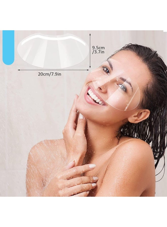 DubaiGallery Professional Disposable Face Shield Film – 100PCS Clear Lightweight Protective Shields for Hair Cutting, Hair Styling, Coloring, Barber Shops, Beauty Salons, Makeup Services and Personal Eye Protection - Image 2