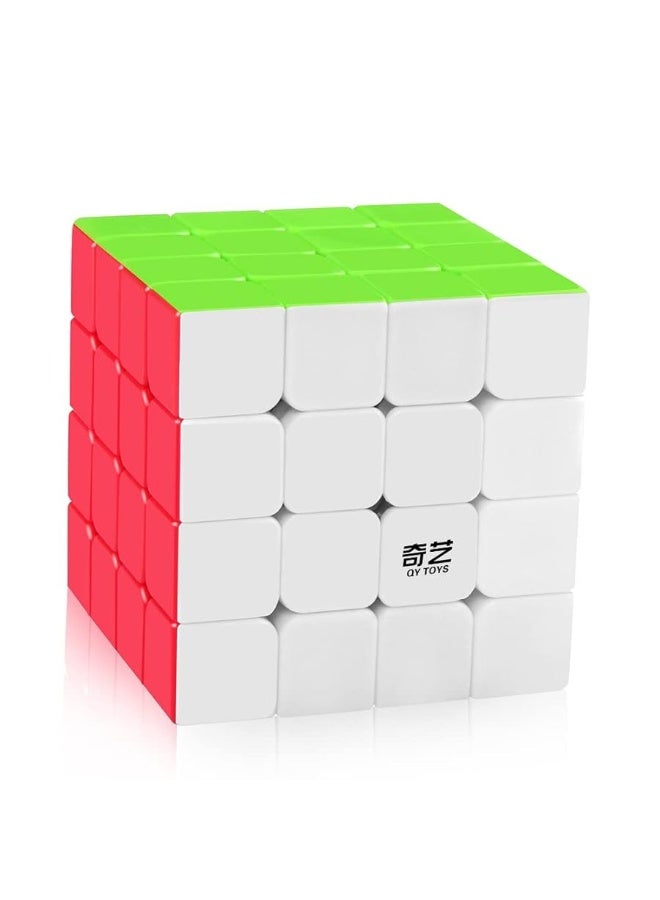 D-FantiX مكعب السرعة D-FantiX QYTOYS Qiyuan S 4x4 بدون ملصقات 4x4x4 ألعاب سحرية تعليمية للأطفال - Image 2
