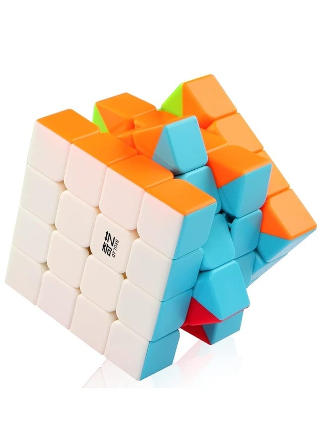 D-FantiX مكعب السرعة D-FantiX QYTOYS Qiyuan S 4x4 بدون ملصقات 4x4x4 ألعاب سحرية تعليمية للأطفال - Image 4