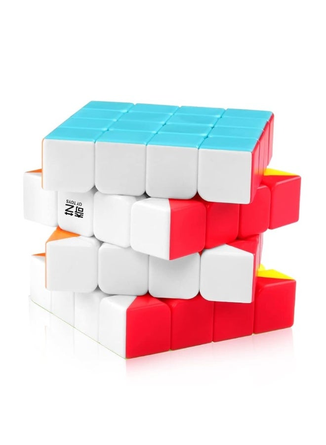 D-FantiX مكعب السرعة D-FantiX QYTOYS Qiyuan S 4x4 بدون ملصقات 4x4x4 ألعاب سحرية تعليمية للأطفال - Image 3