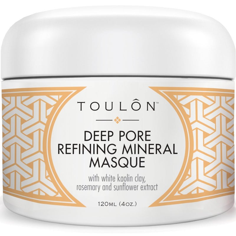 TOULON Kaolin Clay Mask for Face with White Kaolin Mineral Clay Soft Pure Healing Mask with Minerals to Reduce Wrinkles and Blackheads  Detox Skin  Improve Complexion for Women or Men