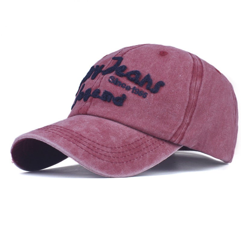 Baseball Cap Washed Men Fashion Casual Embroidery  Korean  Sun Protection Hat - Image 2