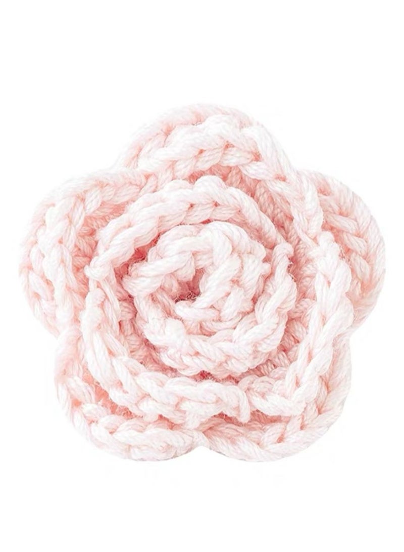 40g Mercerized Cotton Crochet Thread Yarn, 3# Lace, Hand Knitting thread(05# Pastel pink) - Image 1