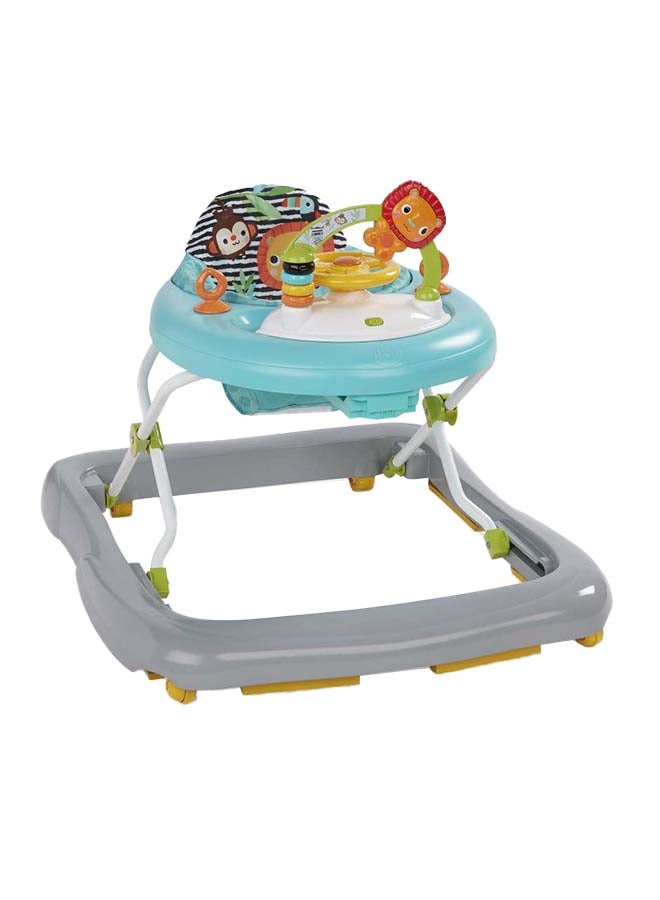 Bright Starts - Zig Zag Zebra Baby Walker with Lights & Sounds – 6 to 12 M - Image 1