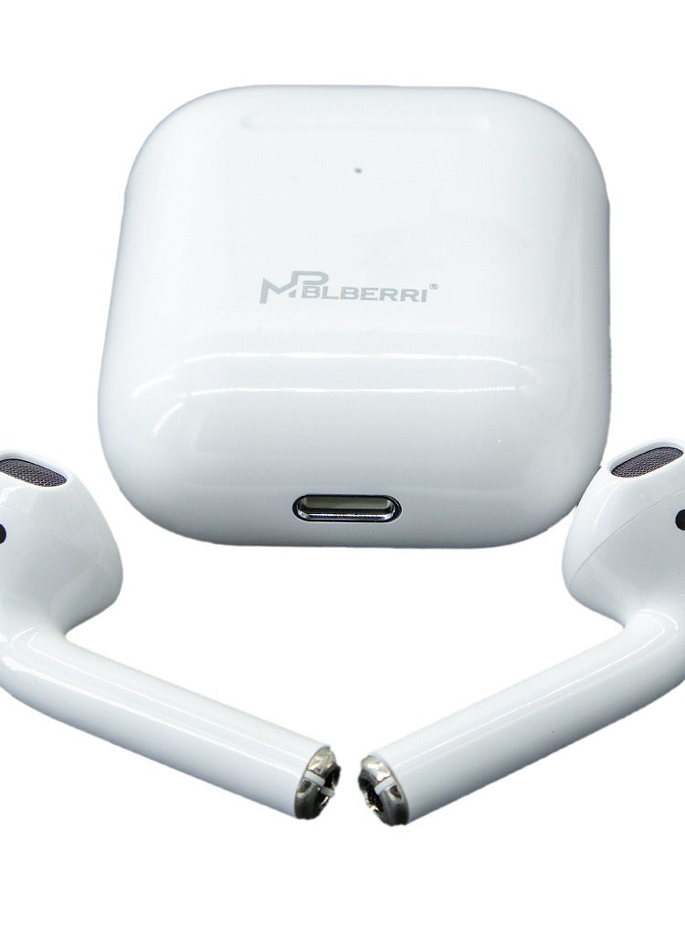 MP BLBERRI Wireless Earphone Generation 2 - White - Image 2
