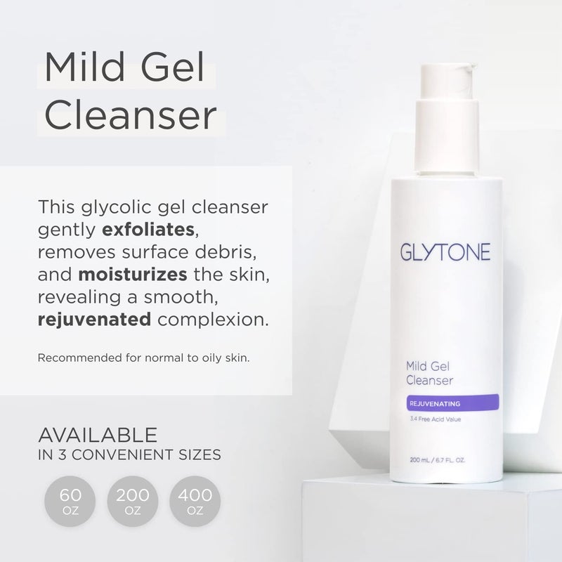 Glytone Mild Cream Cleanser | Exfoliate & Moisturize with 3.4 Free Acid Value Glycolic Acid & Glycerin | Face Wash for Women Removes Makeup & Oil | Face Cleanser for Dry Skin | 6.7 Fl oz. - Image 2