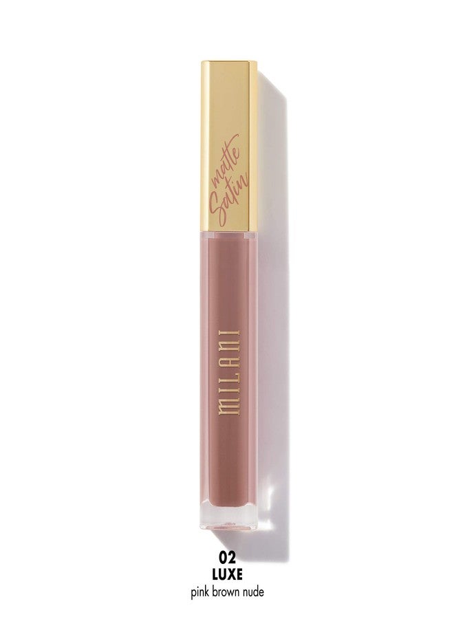 Milani Amore Satin Matte Lip Crème - Luxe (0.22 Fl. Oz.) Cruelty-Free Nourishing Lip Gloss with a Soft, Full Matte Finish - Image 3