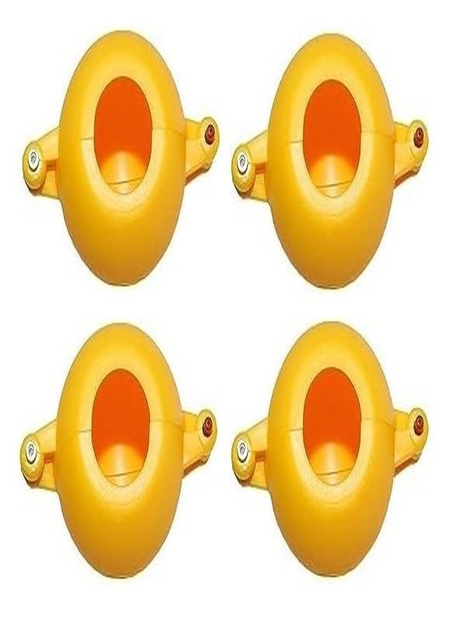 Dynore قالب صناعة لادو بلاستيكي صغير من دينور، صانع لادو، قالب صانع ميثاي سانشا لجانباتي، ديوالي، جانماشتمي وغيرها من المهرجانات لميثاي الهندي-4 قطع - Image 2