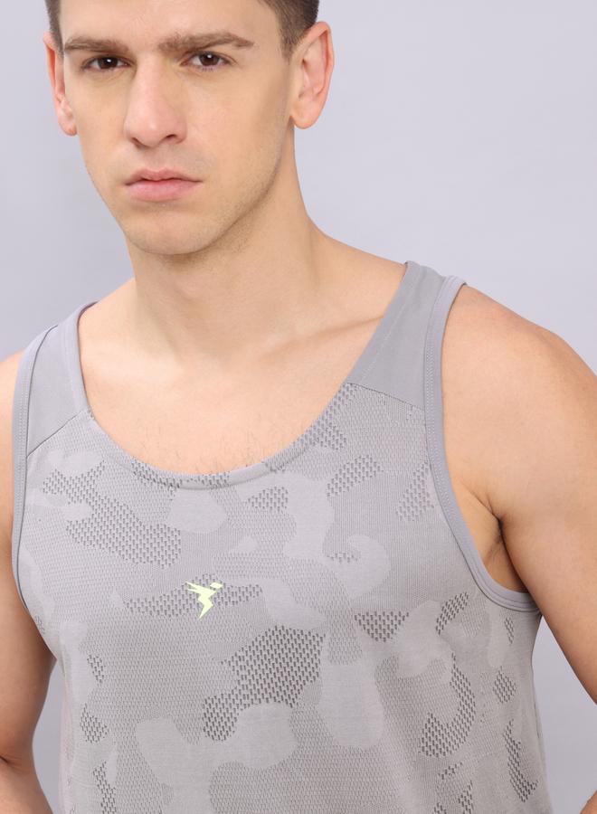 تكنوسبورت سترة دائرية بياقة جاكار منقوشة - Image 4