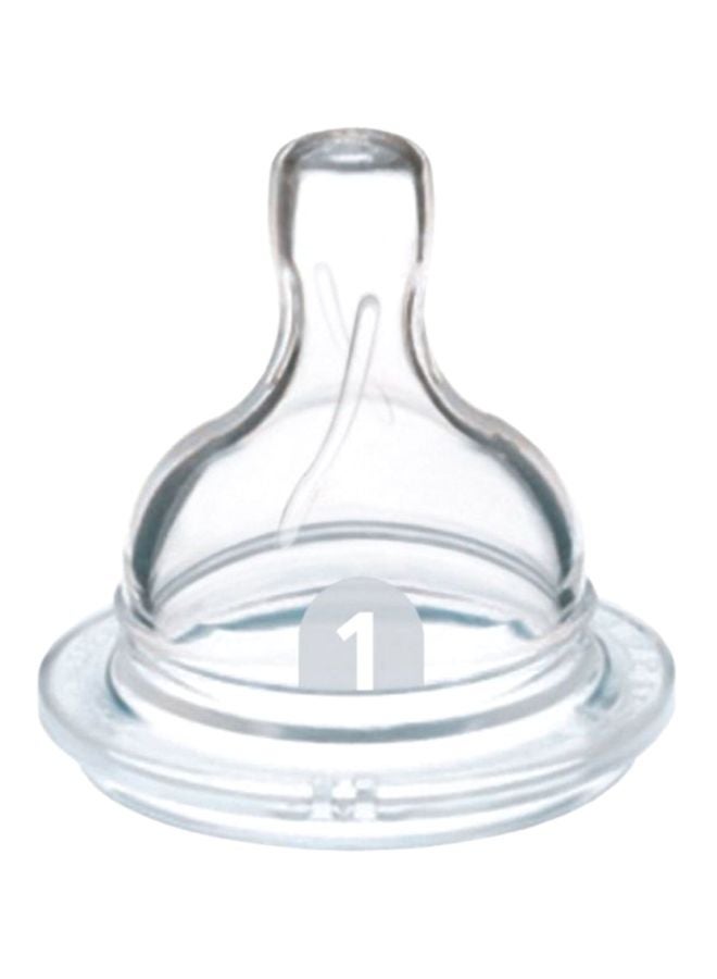 Philips Avent Pack Of 2 Classic Plus Baby Teat, 0 Months+ - Image 1