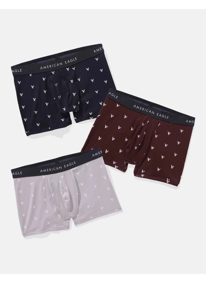 امريكان ايجل AEO Men's 4.5" Classic Boxer Brief 3-Pack