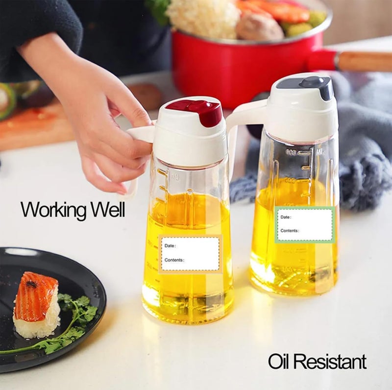 Citihomy 500PCS Dissolvable Food Labels Stickers, Freezer Labels Removable Food Storage Freezer Tape to Write on, 1x2Inch Adhesive Food Date Canning Labels for Jars Daycare Bottle Labels Food Containers - Image 5
