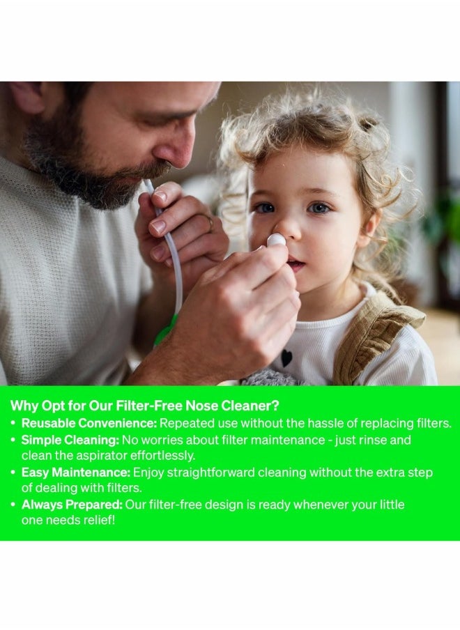 Love Noobs Nose Cleaner for Babies – Safe Nasal Aspirator for Newborns and Infants, Reusable, Easy-to-Clean Nose Sucker, No Extra Filter Needed  - Image 4