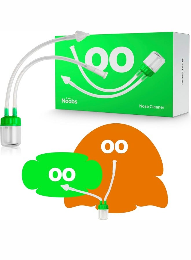 Love Noobs Nose Cleaner for Babies – Safe Nasal Aspirator for Newborns and Infants, Reusable, Easy-to-Clean Nose Sucker, No Extra Filter Needed