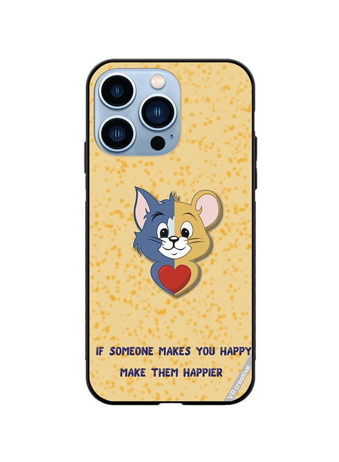 VR CREATIVE Protective Case Cover For Apple iPhone 14 Pro Max Tom Jerry Design Multicolour - Image 1