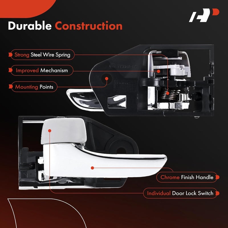 A-Premium Interior Door Handle for Toyota Avalon 2005-2012 - Image 4