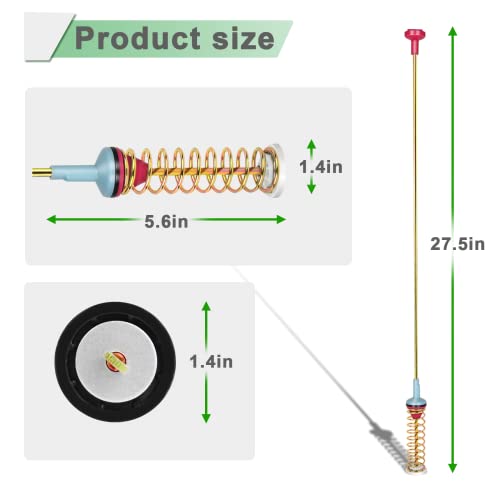 Casmer DC97-16350V Suspension Rods for samsung(27.6in), Replace for samsung washer WA54R7200AW/US WA54R7600AC/US WA54R7200AV/US WA54R7600AV/US WA54R7600AW/US Suspension Rods - Image 4