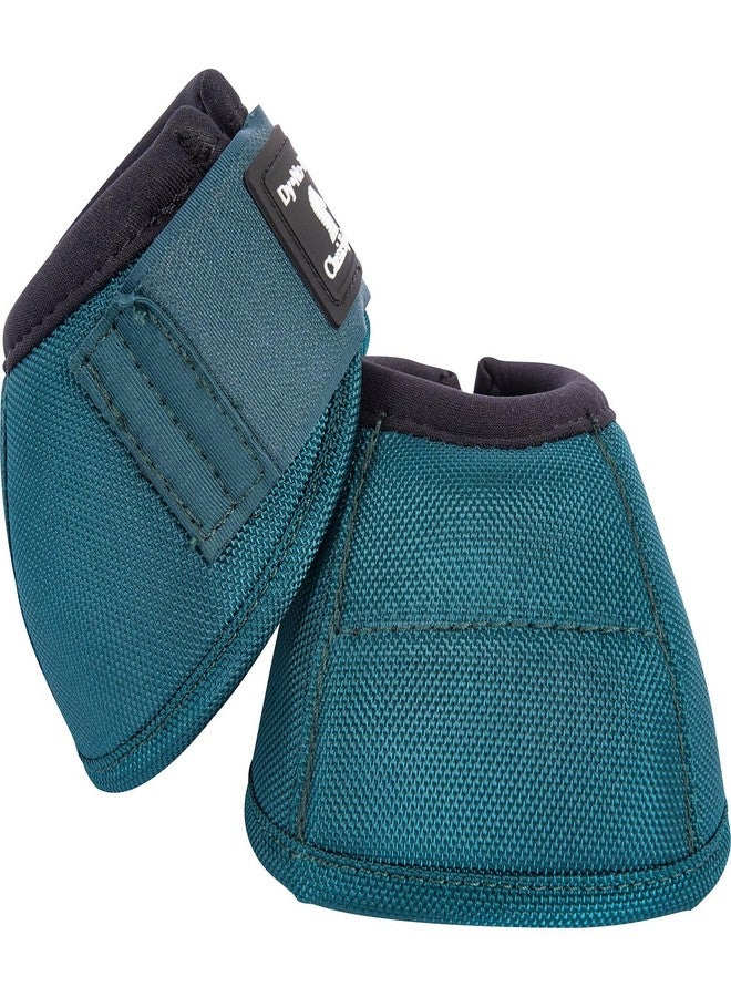 Classic Equine Dyno Turn Bell Boots, Dragonfly Green, Large - Image 1
