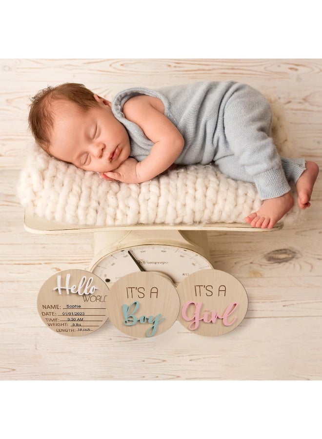 PAMBO Its a Boy Hello World Sign Set - C26F (Boys+Girls, One Size) - Image 4