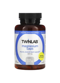 Twinlab Twinlab, Magnesium Caps, 420 mg, 100 Capsules  - Image 1