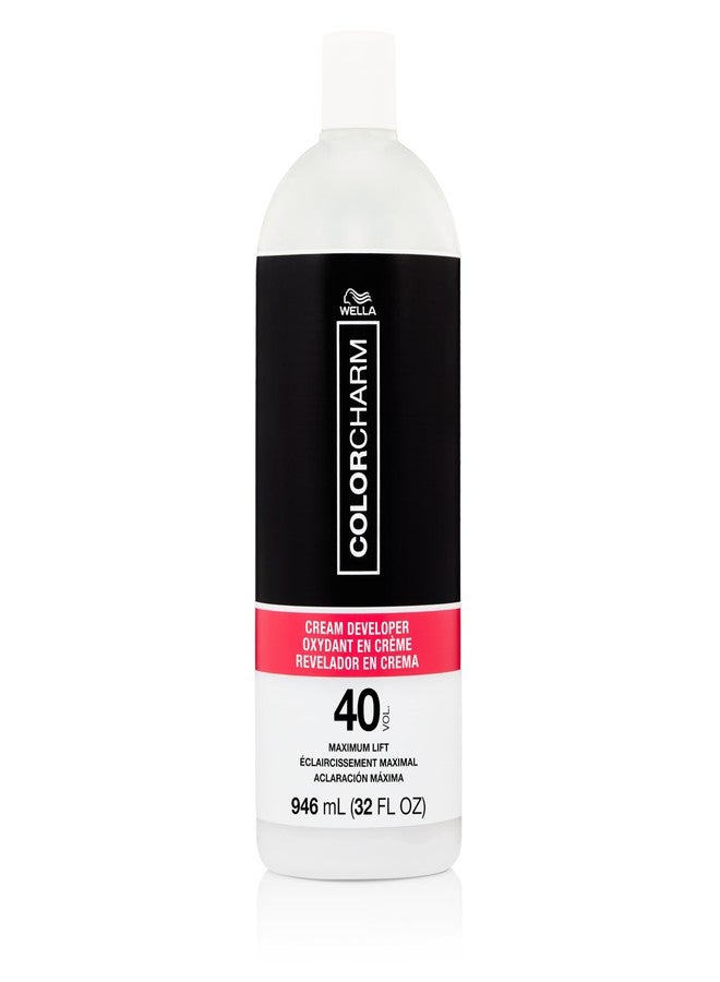 COLORCHARM Cream Hair Color Developer | 40 Volume | For Optimal Gray Blending and Rich Multi-Dimensional End Results | 32 Fl Oz - Image 1