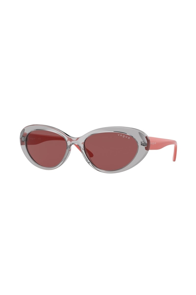 Women's Cat Eye Sunglasses in Gray and Pink
