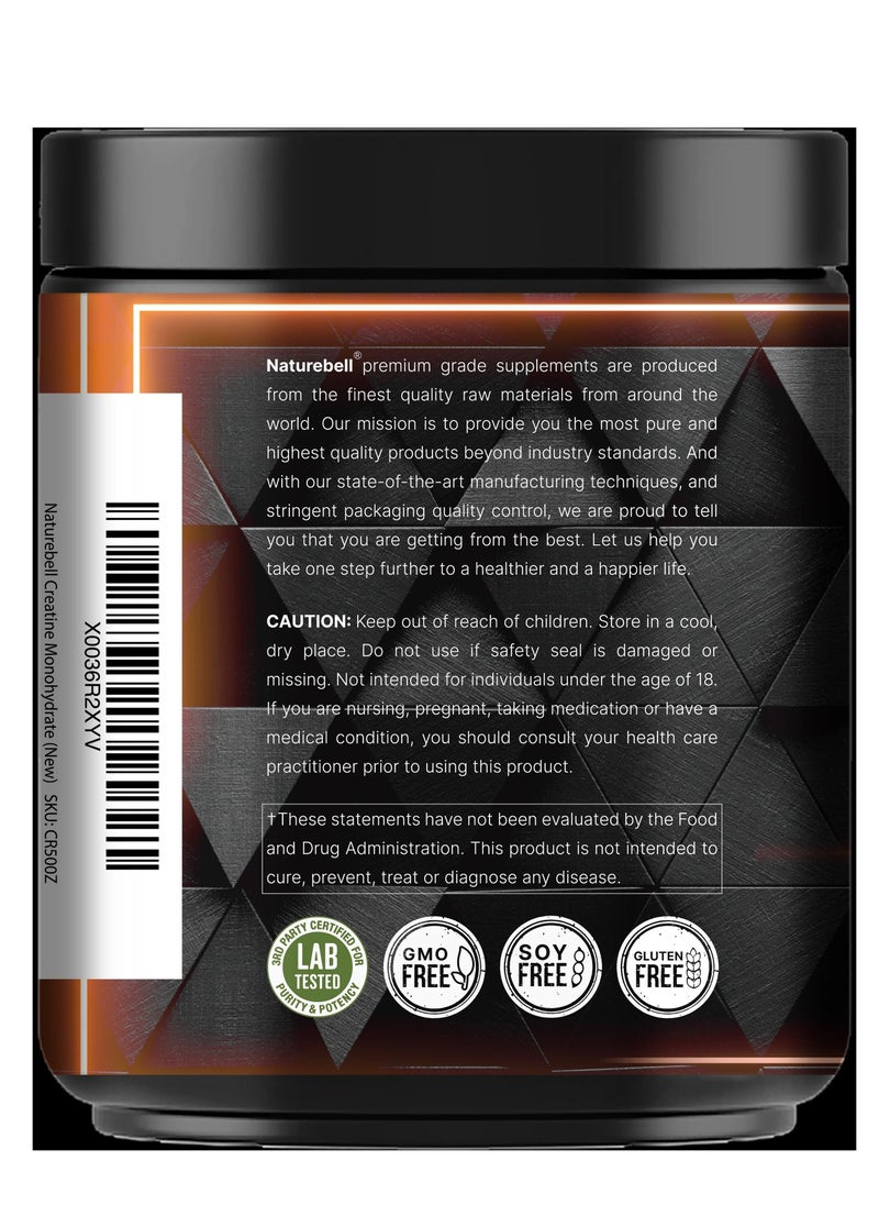 NatureBell Creatine Monohydrate 5000 mg Unflavored - 500 g  - Image 3