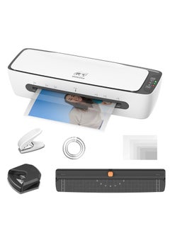 OSMILE SL688 Desktop Laminator Machine Set A4 Size Multifunctional Hot and Cold Lamination Machine  - Image 1