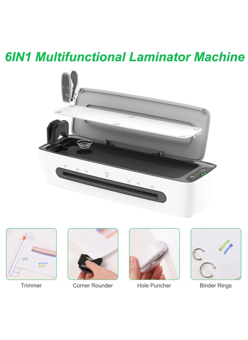 OSMILE - SL688 Desktop Laminator Machine Set A4 Size Multifunctional Hot and Cold Lamination Machine - Image 1