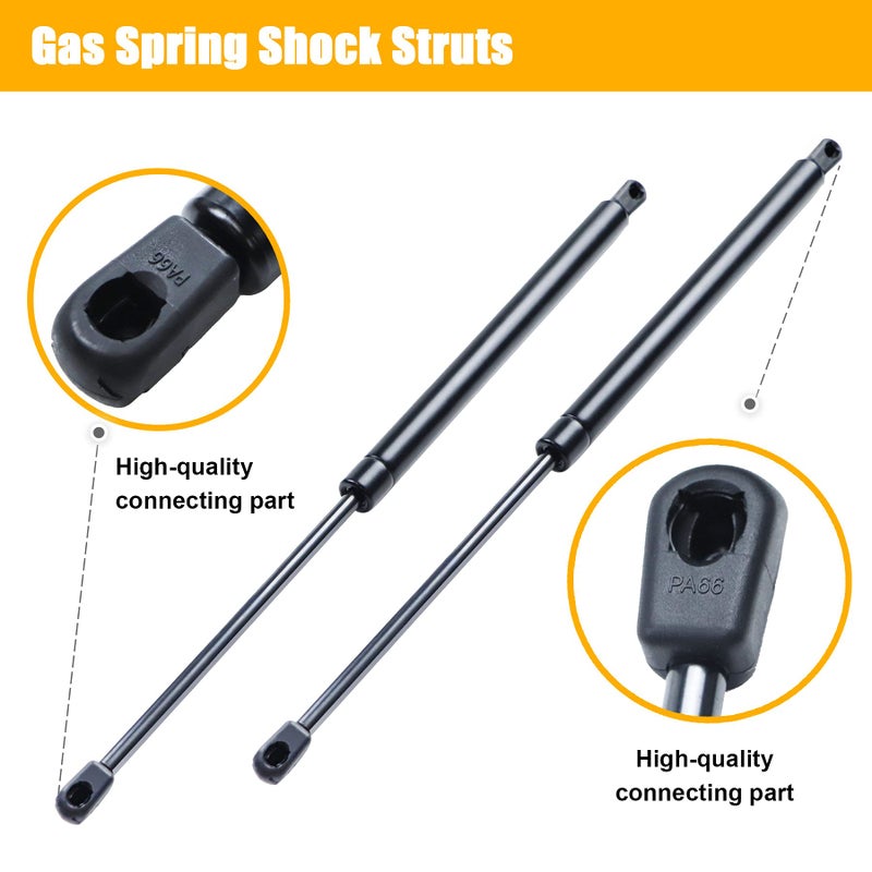Dekalaii 2 Pcs Gas Struts 12 Inch 24 lbs Prop Shock Lift Springs Rod Struts for ARE Snugtop Canopy Tool Box Truck Cap Topper Window C16-03795 C1603795 - Image 2