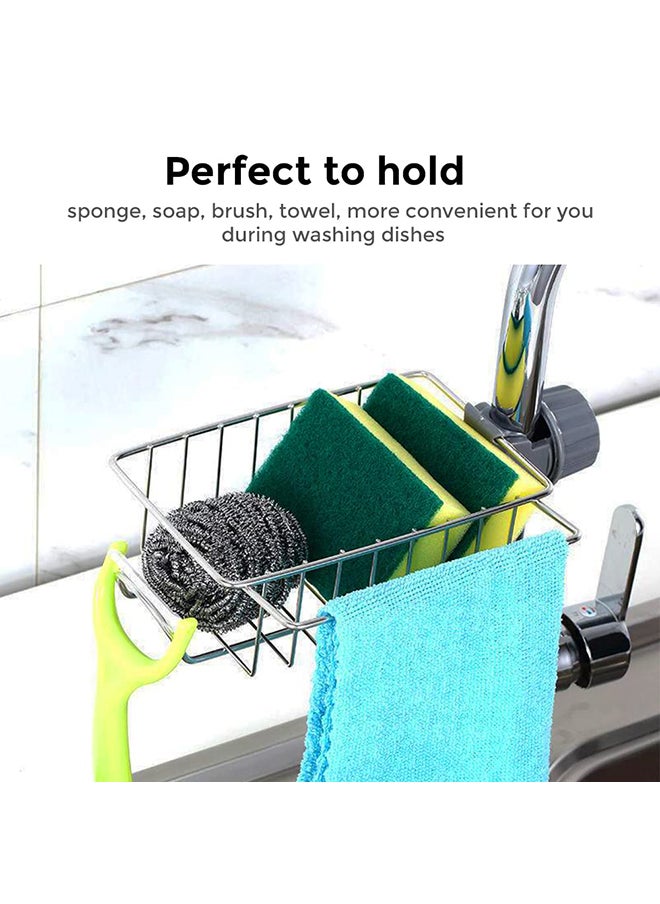 O Ozone Hanging Organizer for Sponge Dish Brush Cleaning Scrubber Microfiber Towels - Small  - Image 2