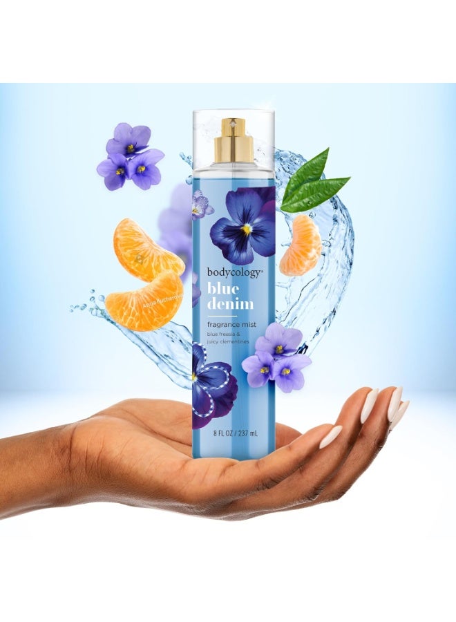 Bodycology Bodycology Long-Lasting Fragrance Body Mist, Blue Denim, 8 fl oz - Image 3