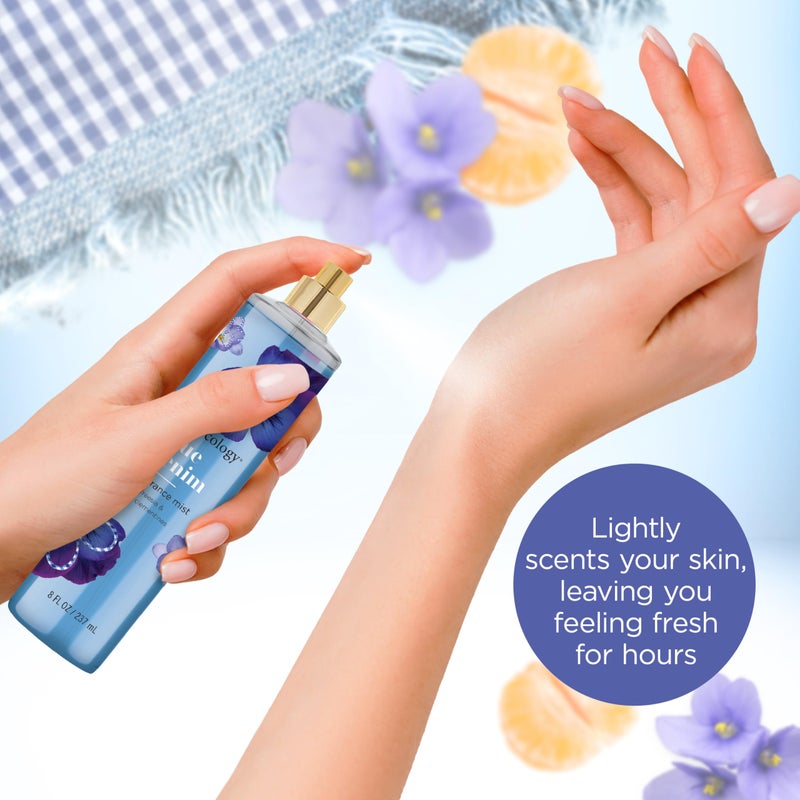 Bodycology باديكولوجي رذاذ الجسم المعطر طويل الأمد، دنيم أزرق، 8 أونصة سائلة - Image 3