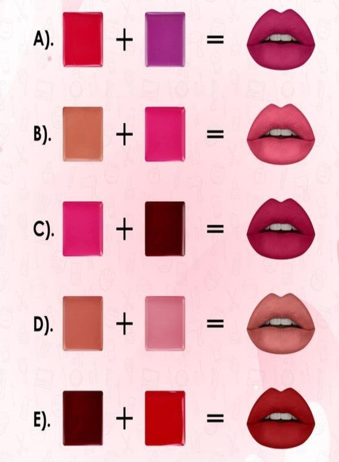 Bold Byte مُلوّن شفاه | أفضل مُلمّع شفاه سائل غير لامع للنساء | عبوة من 12 لونًا | مُستخلصات طبيعية، مُغذّي ومقاوم للتلطخ (أحمر ريفي، عبوة واحدة) - Image 4