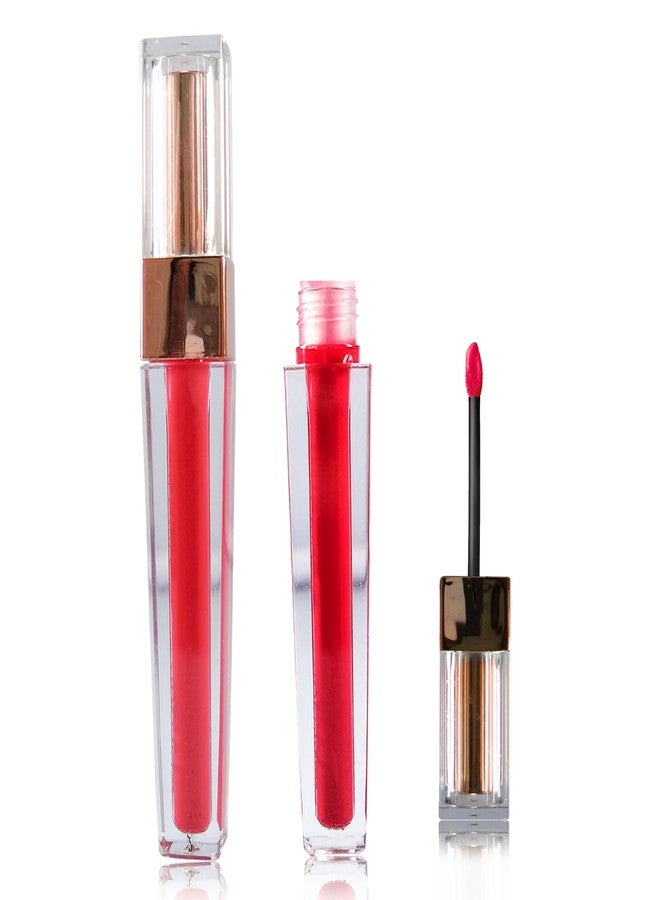 Bold Byte مُلوّن شفاه | أفضل مُلمّع شفاه سائل غير لامع للنساء | عبوة من 12 لونًا | مُستخلصات طبيعية، مُغذّي ومقاوم للتلطخ (أحمر ريفي، عبوة واحدة) - Image 1