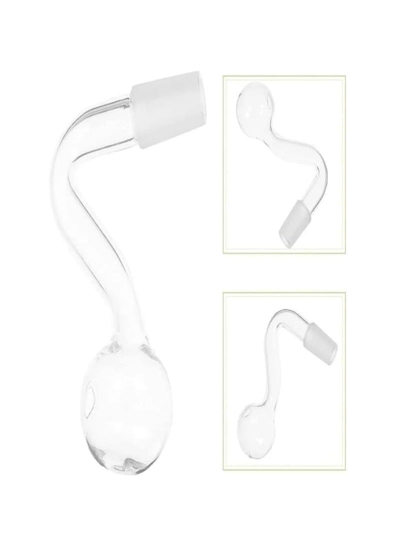 8Pcs 14mm/18mm Glass Mini inflow Pipe,Inflow Pipe Water Pump Aquarium FilterTubing, Surface Skimmer, AquariumPlanted Tank Aquascaping Fish TankAccessories, for Fish Tank  - Image 3