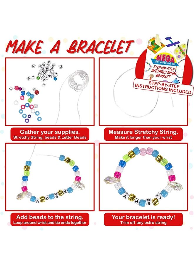 نيبمينينت طقم أدوات للأعمال الفنية واليدوية مع وعاء مكون من 1000 قطعة - Image 4