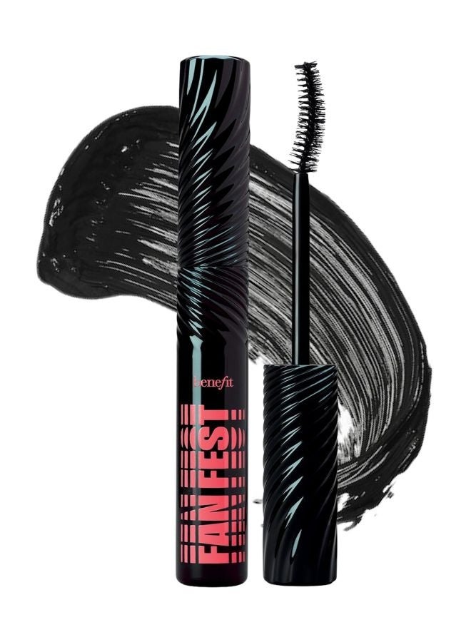 Benefit Cosmetics Fan Fest Fanning & Volumizing Mascara – Hyper Black, 8.5g | High-Volume, Lash-Defining Formula - Image 1