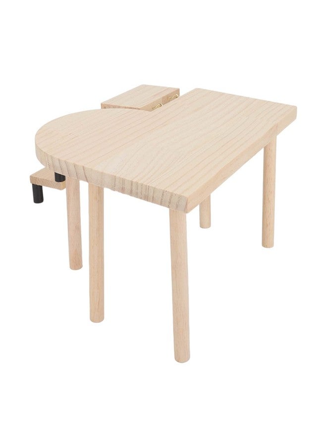 Mrisata Hamster Wooden and Stairs Hamster Wooden and Stairs Exquisite Healthy Cute Pet with Ladder for Small Pets Hamsters Guinea Pigs - Image 2