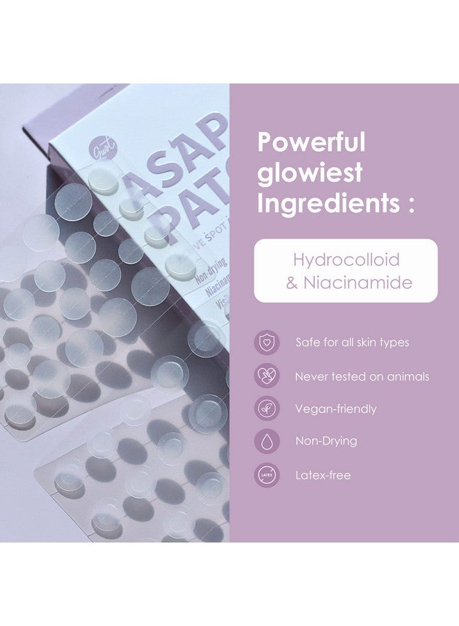 glowiest Asap Active Spot Alleviating Patch 44 Patches (Duo) 8Mm 10Mm 12Mm Spot Patches Premium Hydrocolloid Dressing Dots | Simple & Easy Active Treatment - Image 4