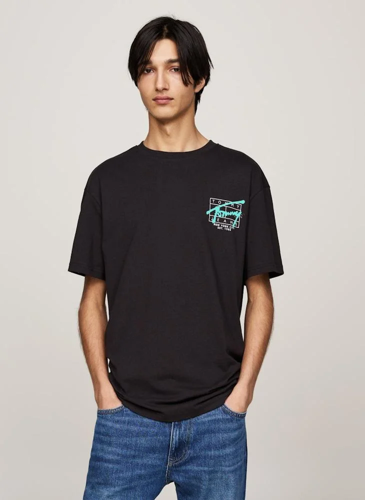 تومي جينز Logo Print T-Shirt