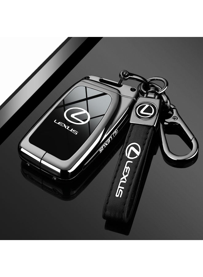 LEXUS Light luxury car key protection cover suitable for 2025 Lexus ES200, ES300H, RX350H, NX260, high-end metal material car key shell case - Image 1