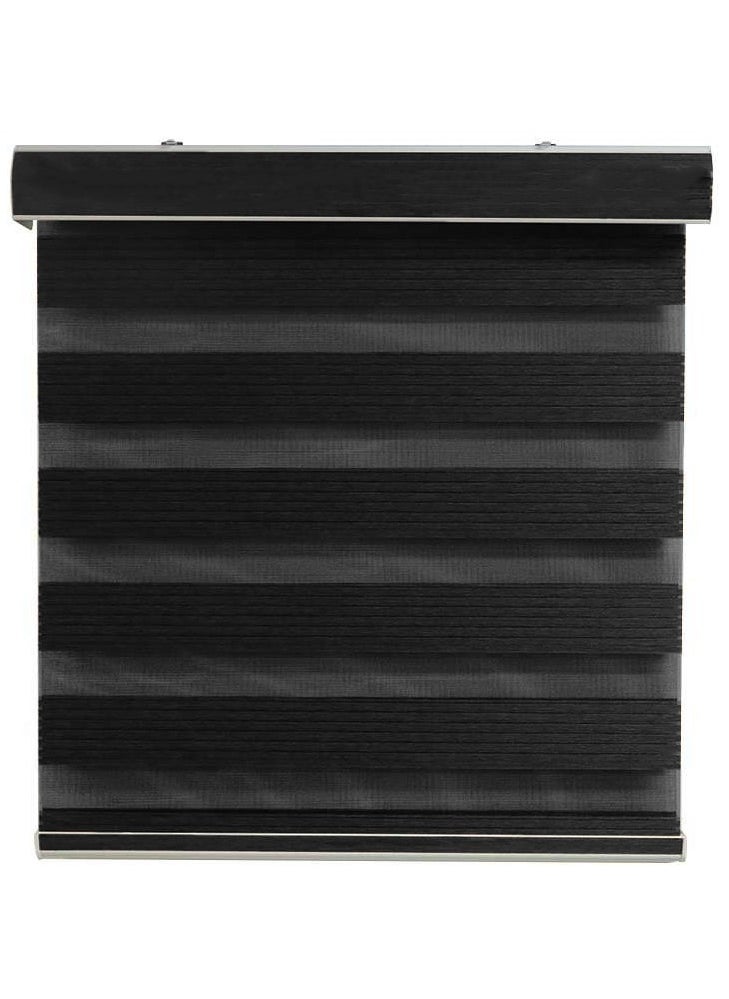 Generic - Stylish Zebra Blind – Dual-Layer Light-Filtering Polyester Window Covering for Privacy and Adjustable Light Control - Image 1
