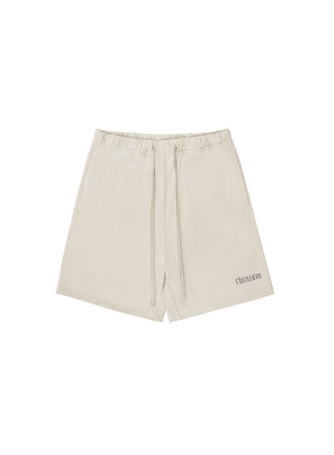 Chinism Men'S Summer Simple Cotton Knitted Trendy Sports Casual Shorts Cj2212Y6037 - Image 5